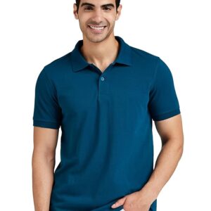 premium men's solid polo t shirt | cotton casual half sleeve collar t shirt for men